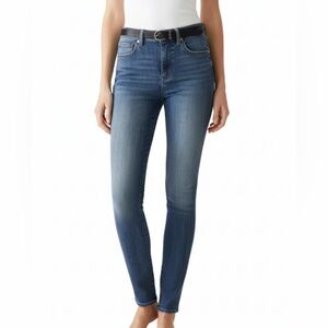 WHBM Extra High-Rise Skinny  Medium Wash Jeans size 0